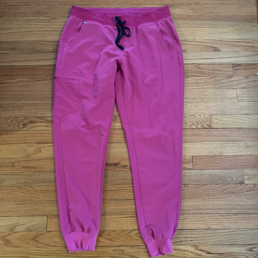 Electric orchid joggers